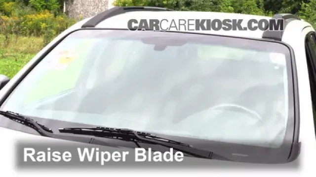 2011 Hyundai Santa Fe GLS 2.4L 4 Cyl. Escobillas de limpiaparabrisas delantero Cambiar escobillas de limpiaparabrisas